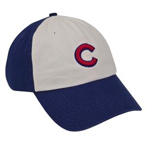 Chicago Cubs MLB Baseball Hat Fan Favorite Blue White Cotton Strapback Dad Cap